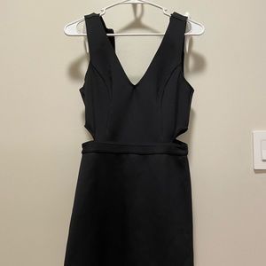 Black cutout dress